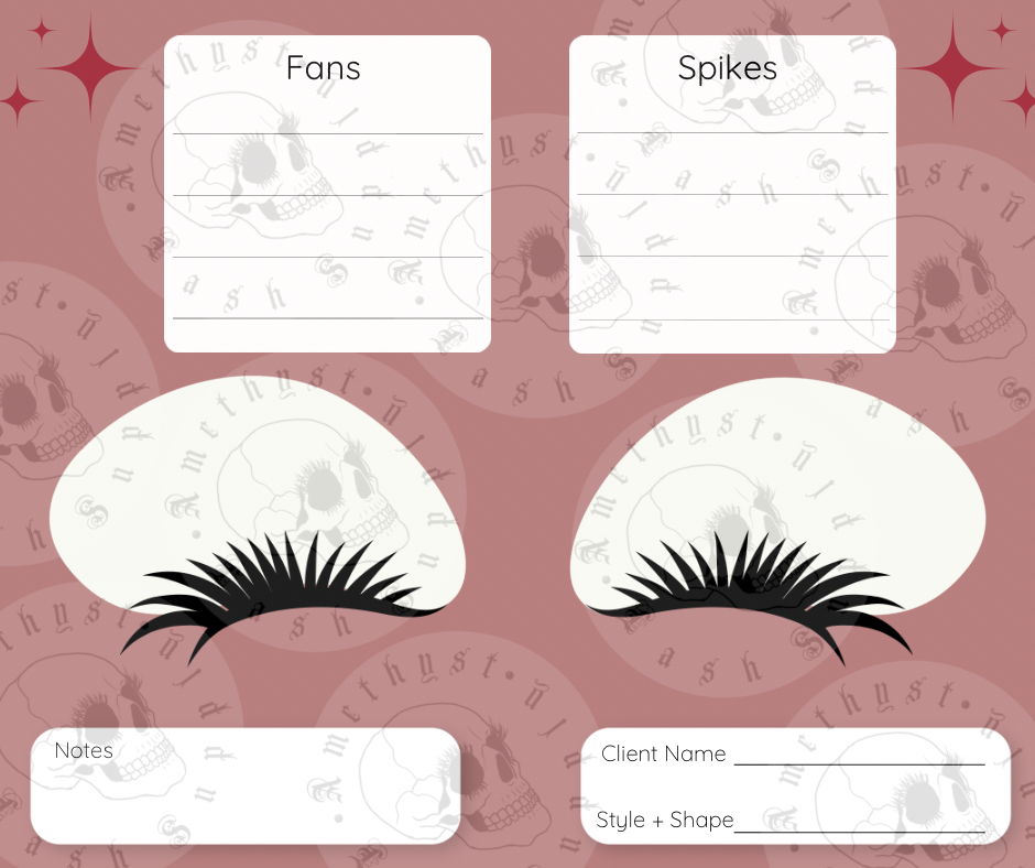 Client Lash Charts