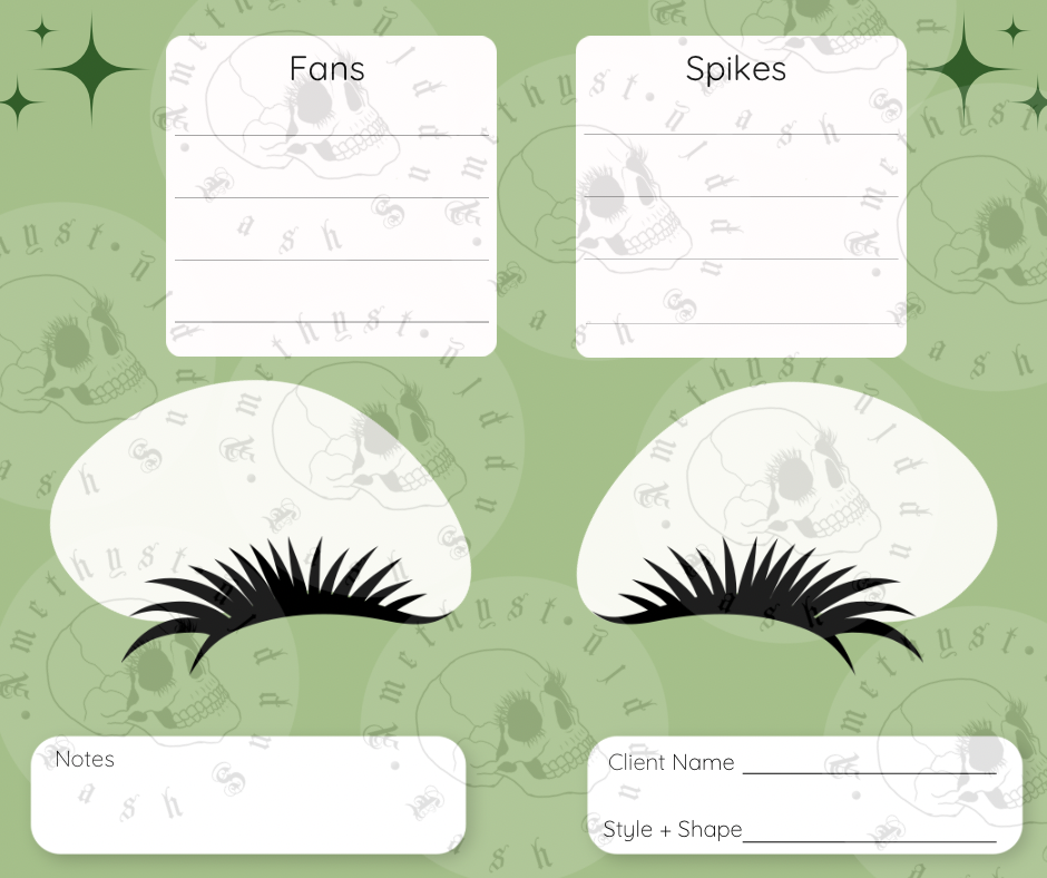 Client Lash Charts