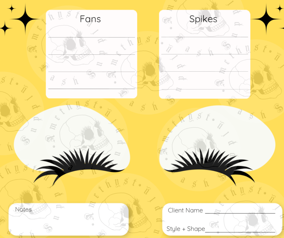 Client Lash Charts