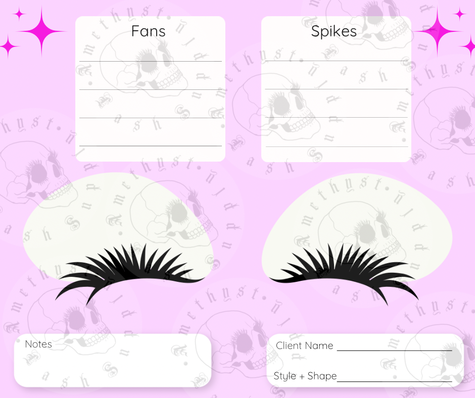 Client Lash Charts